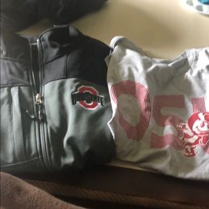 Jacket and large t-shirt